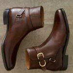 Woxo P9 brown  high ankle leather Boot.
