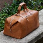 Leone Tan leather lugguage Bag - Pellwalk