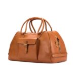 Roccia Tan leather Luggage Bag – Pellwalk