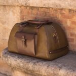 Tuono Grey leather Luggage Bag – Pellwalk