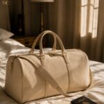 Luna Cream suede leather Luggage Bag – Pellwalk