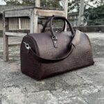 Ombra Dark Brown leather Luggage Bag – Pellwalk