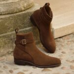 Rubino Brown suede Jodhpur boot - Pellwalk