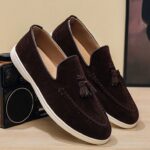 Patina Brown slip on Suade loafer - Pellwalk