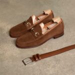 Aurora Brown suede Horsebit loafer - Pellwalk