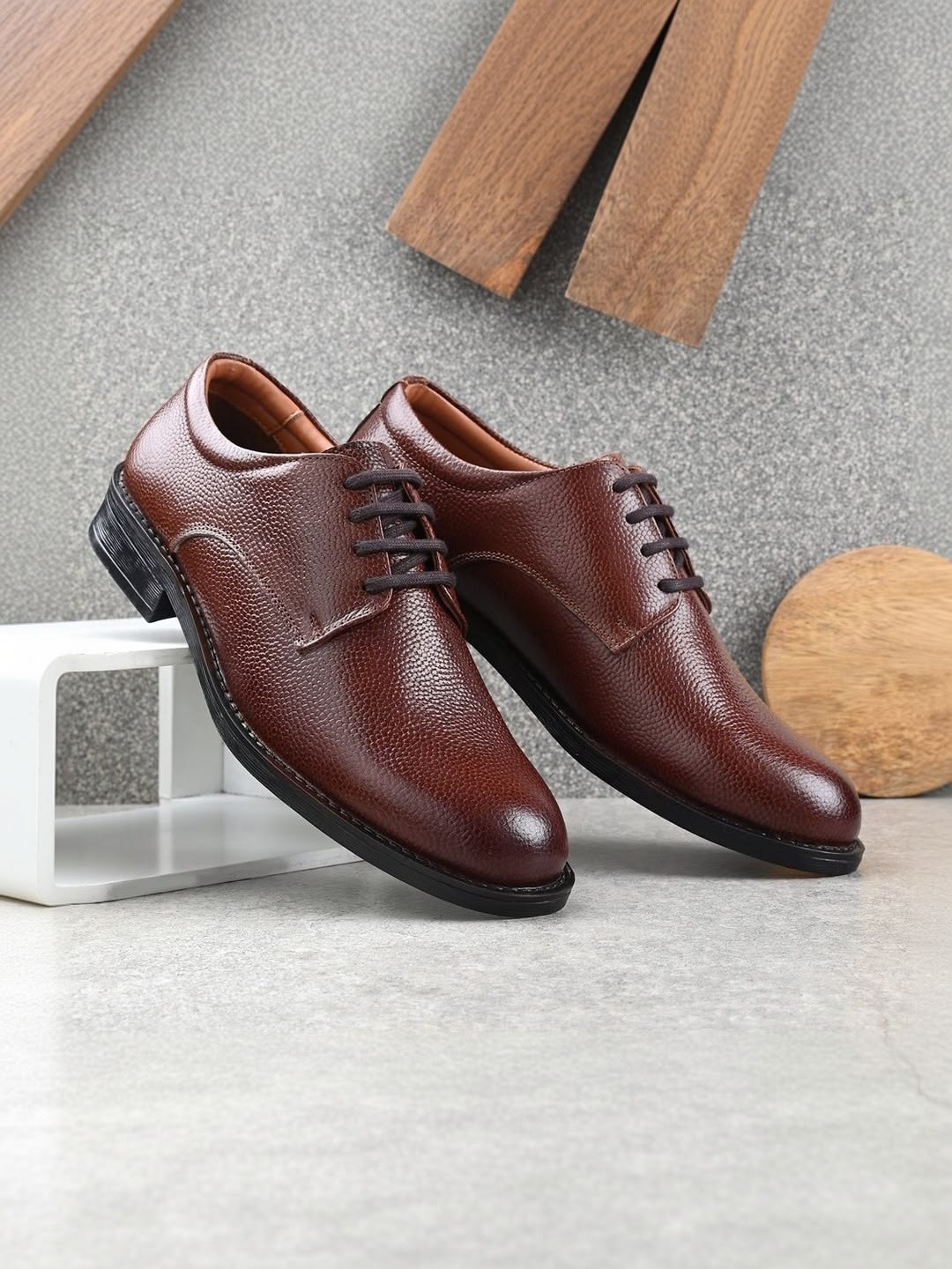 F1 Signore Brown oxford Formal shoe - Pellwalk - Image 1