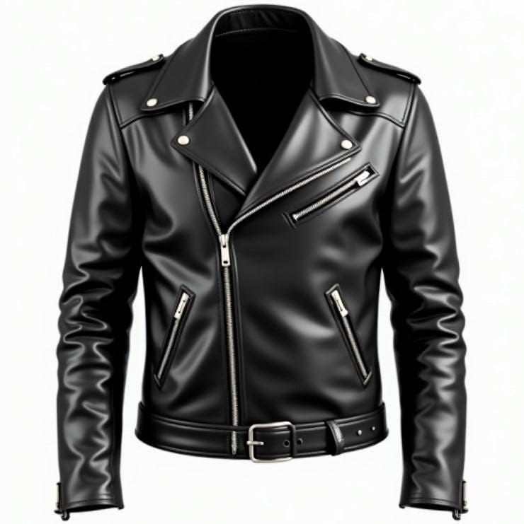 J1 Eternita black classy leather jacket - Pellwalk - Image 1