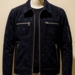 Ombra Black suede leather jacket – Pellwalk