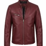 Fortezza Maroon leather jacket - Pellwalk