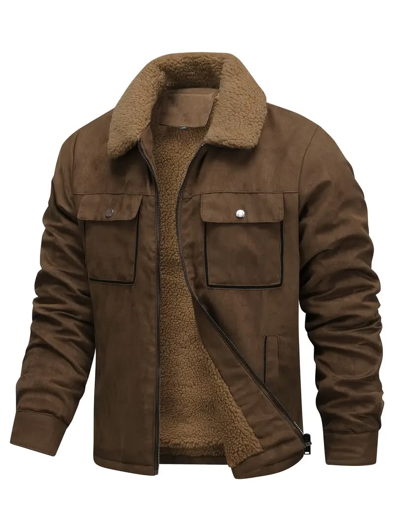 J9 Fulmine Rust suede leather jacket – Pellwalk - Image 1