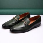 Eleganza Green Horsebit loafer - Pellwalk