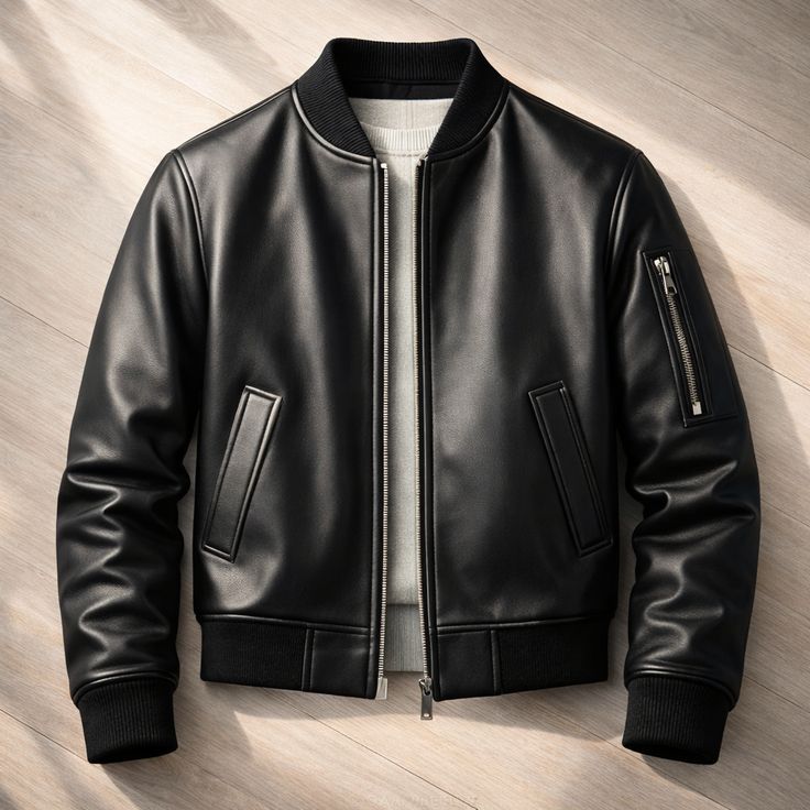 M13 Potenza Black men jacket - Pellwalk - Image 1