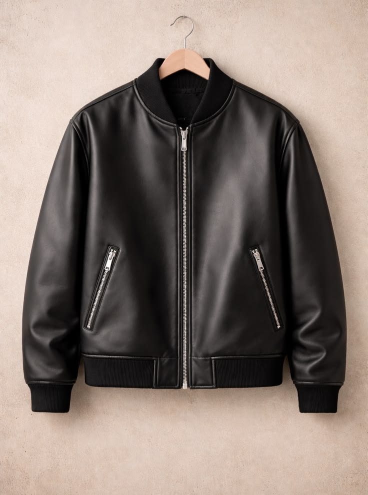 M14 Vittoria black men jacket - Pellwalk - Image 1