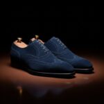 Supremo Blue suede formal - Pellwalk