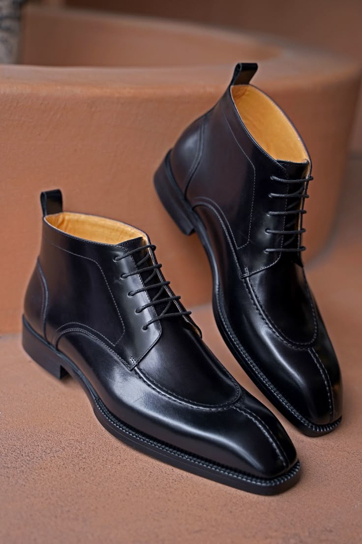 M2 Passione Black Derby boot - Pellwalk - Image 1