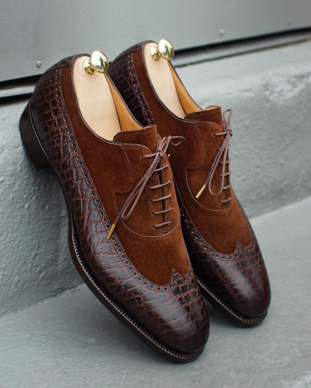 M2 Bellano brown corc. print formal - Pellwalk - Image 1