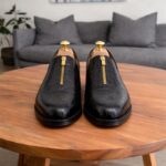 Classico black slip on loafer - Pellwalk