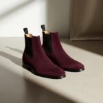 Genova Burgundy suede boot - Pellwalk