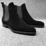 Toscana Black suede chelsea boot - Pellwalk