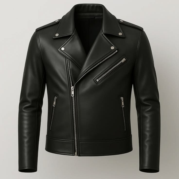 M7 Temerario Black men jacket - Pellwalk - Image 1