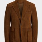 Dorvello Tan suede Blazer- Pellwalk