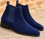Bluish suede chelsea boot - Image 2