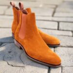 Cammino Tan suede chelsea boot - Pellwalk