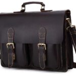 Leggenda Brown double Buckel laptop Bag – Pellwalk