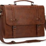 Guerriero Brown  double pocket laptop Bag – Pellwalk
