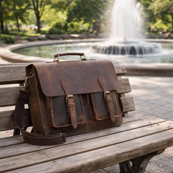 m7 Signore Centuary leather laptop Bag - Pellwalk - Image 1
