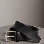 Genuino black leather belt -Pellwalk