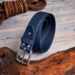 Classico blue leather belt -Pellwalk