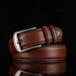 Maestro Pelle brown leather belt - Pellwalk