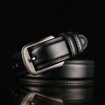 Bottega Black leather belt - Pellwalk