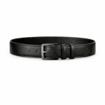 Artista black stylish leather belt- Pellwalk