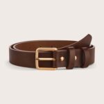 Robustezza Brown leather belt - Pellwalk