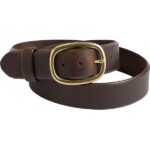 Morbidezza Dark Brown  leather belt- pellwalk