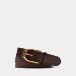 Opac Brown  leather belt- Pellwalk