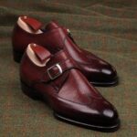 Lucente Brown Single Monk strap Shoe - Pellwalk