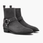 Aurelio Grey suede Jodhpur boot - Pellwalk