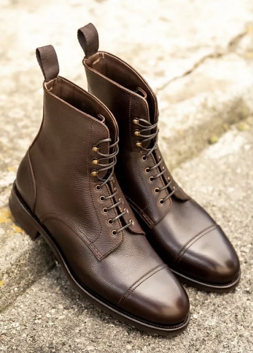 M18 Marzello brown Combat Boot - Pellwalk - Image 1