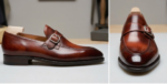 Distinto Brown Monk strap Shoe - Pellwalk - Image 3