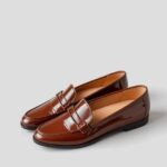 Bellagio Brown patent tassel loafer- Pellwalk